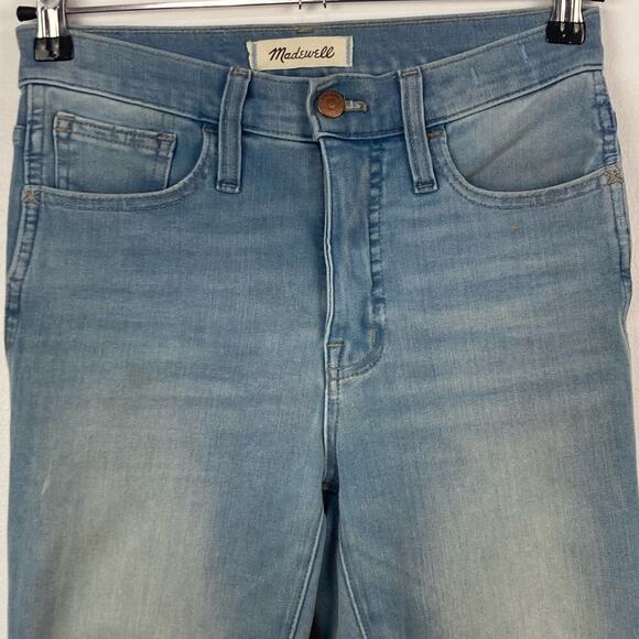 MADEWELL Roadtripper 10" High-Rise Jeggings in Ashburn Wash: Knee-Slit Edition - Picture 2 of 9